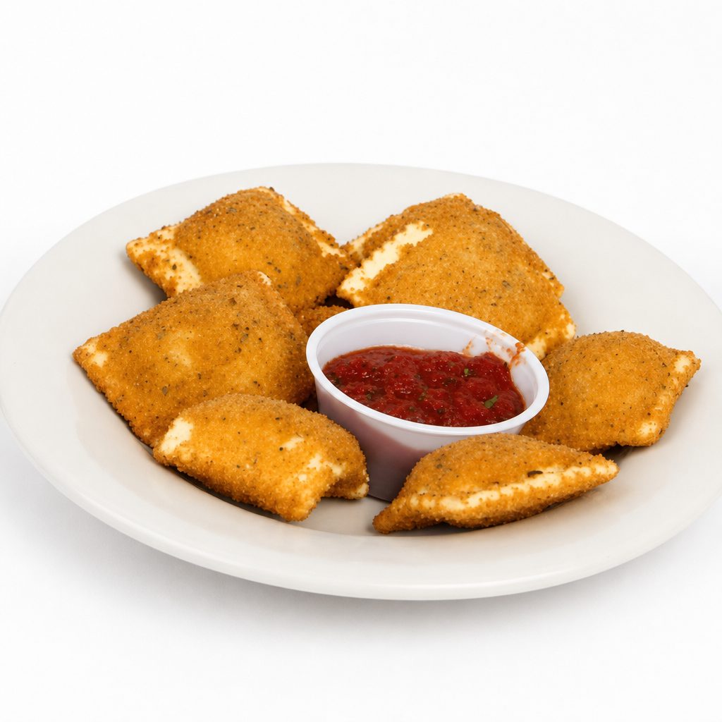 Toasted Beef Ravioli.